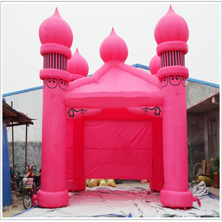 南沙粉色户外帐篷